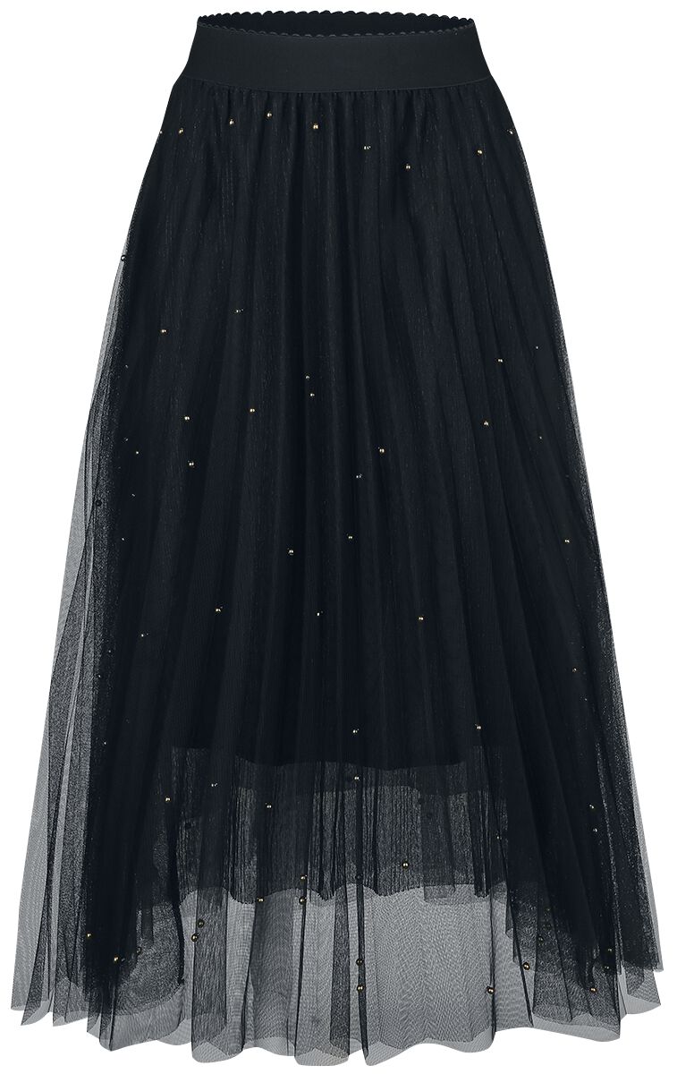 Jupe En Voile Clouté Sophia | Banned Retro Jupe mi-longue