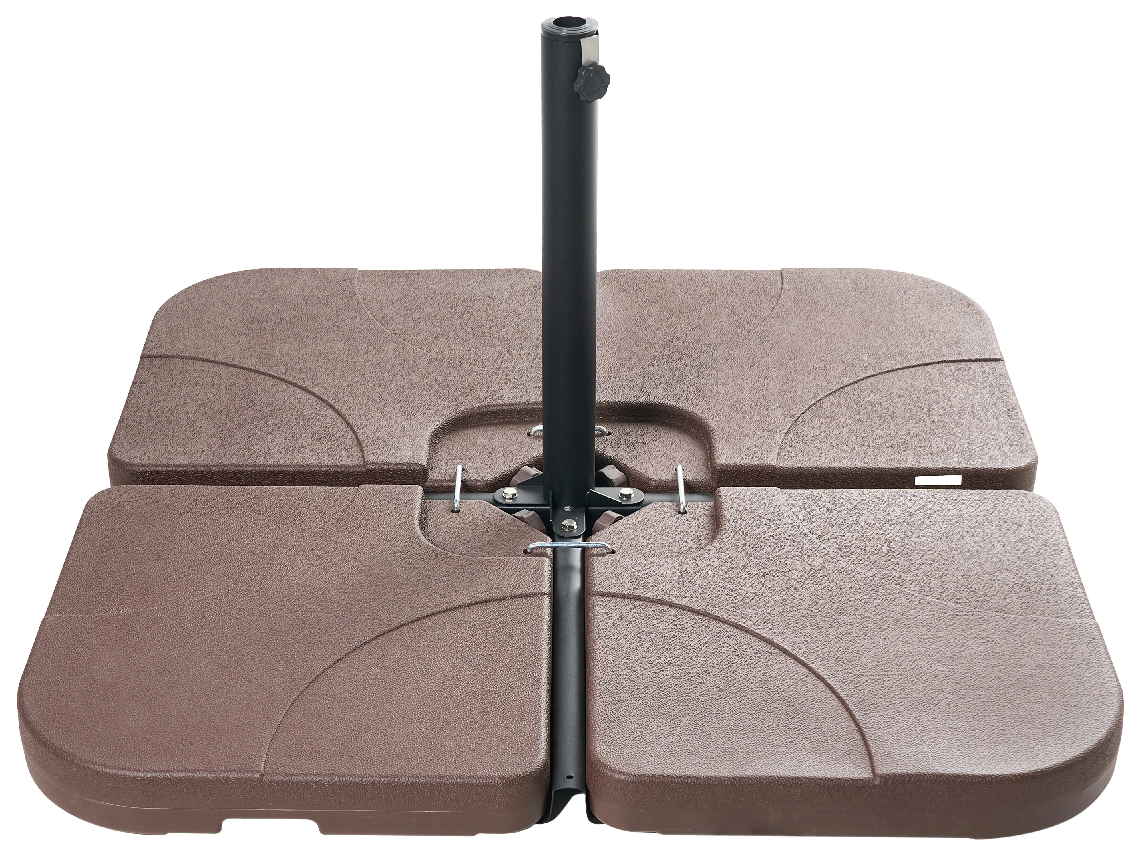 Parasolvoet CARIA Taupe Vierkant 9 kg
