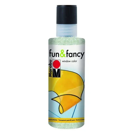 Marabu Window Color fun & fancy, glitter-silber, 80 ml