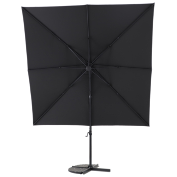 Handson zweefparasol Ibiza zwart  Ø 300 cm