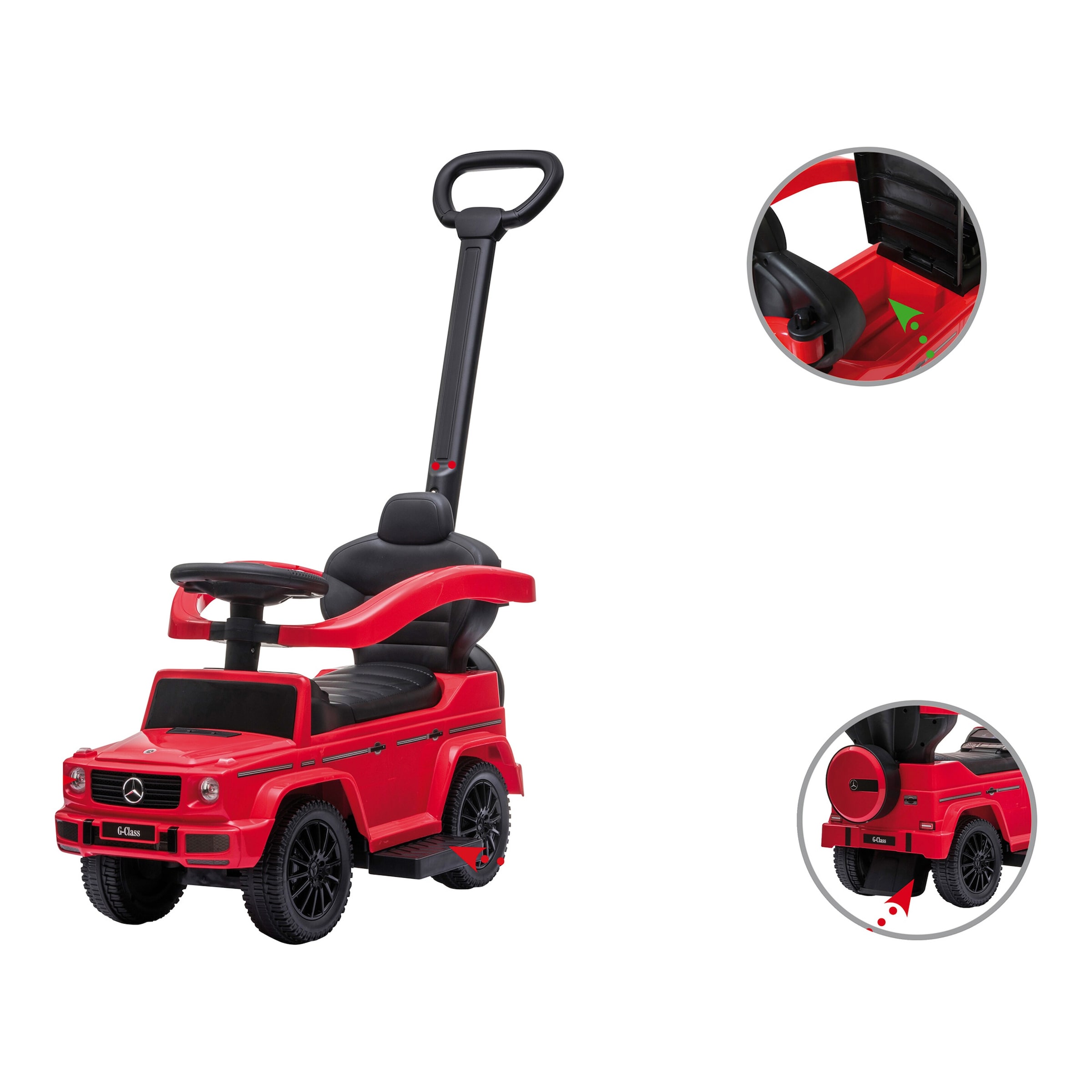 Jamara Rutscher Mercedes-Benz G 350 d 3in1 rot