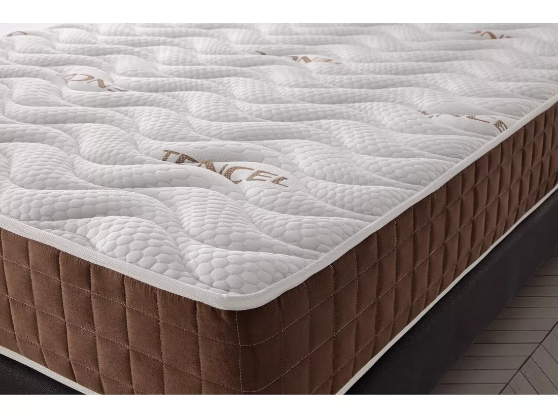 Matelas 180x200 mousse visco ergo anatomique | mousse h.r. Haute densité | épaisseur 19 cm | triple couche system - double face été-hiver