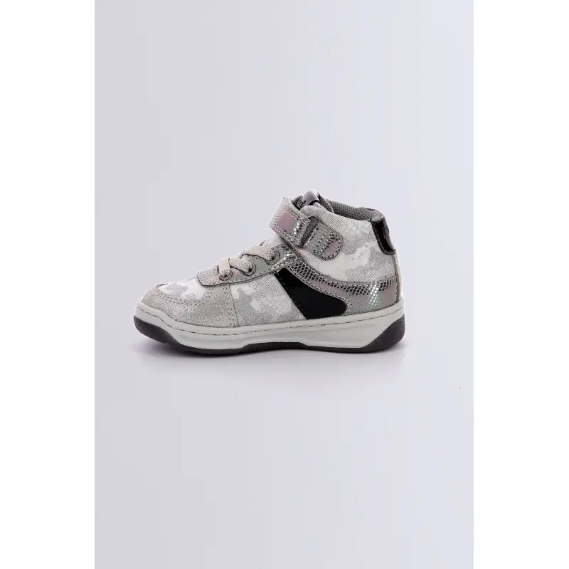 KICKALIEN ARGENT NOIR SNEAKERS HAUTES Synthétique Fille