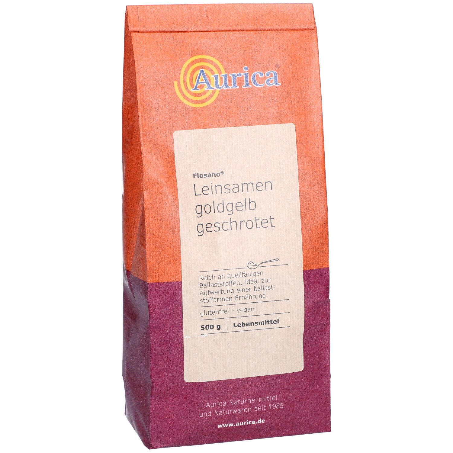 Aurica® Leinsamen Goldgelb geschrotet Flosano®