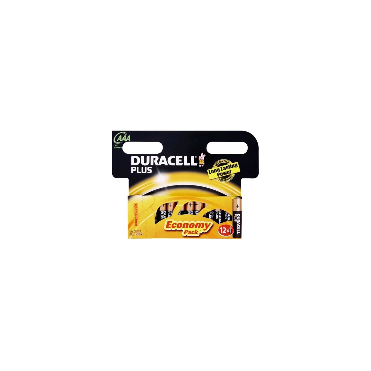 Duracell batterier Plus Power AAA 12 pakk