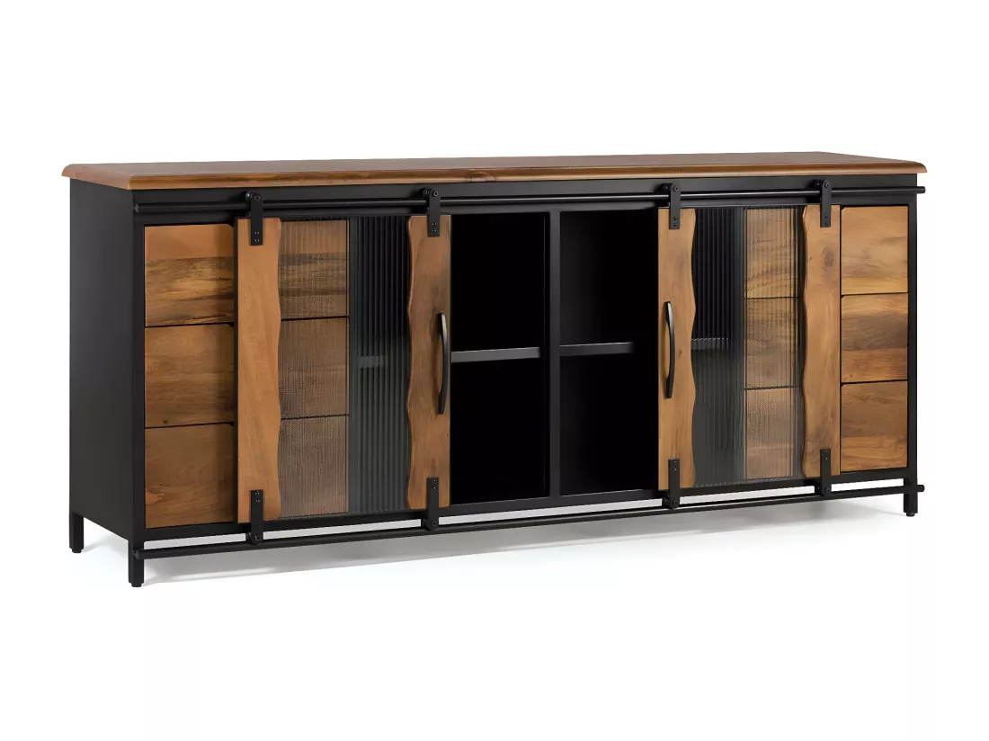 BUFFET - VAISSELLE Multicolor.Giner y Colomer.80x40x190