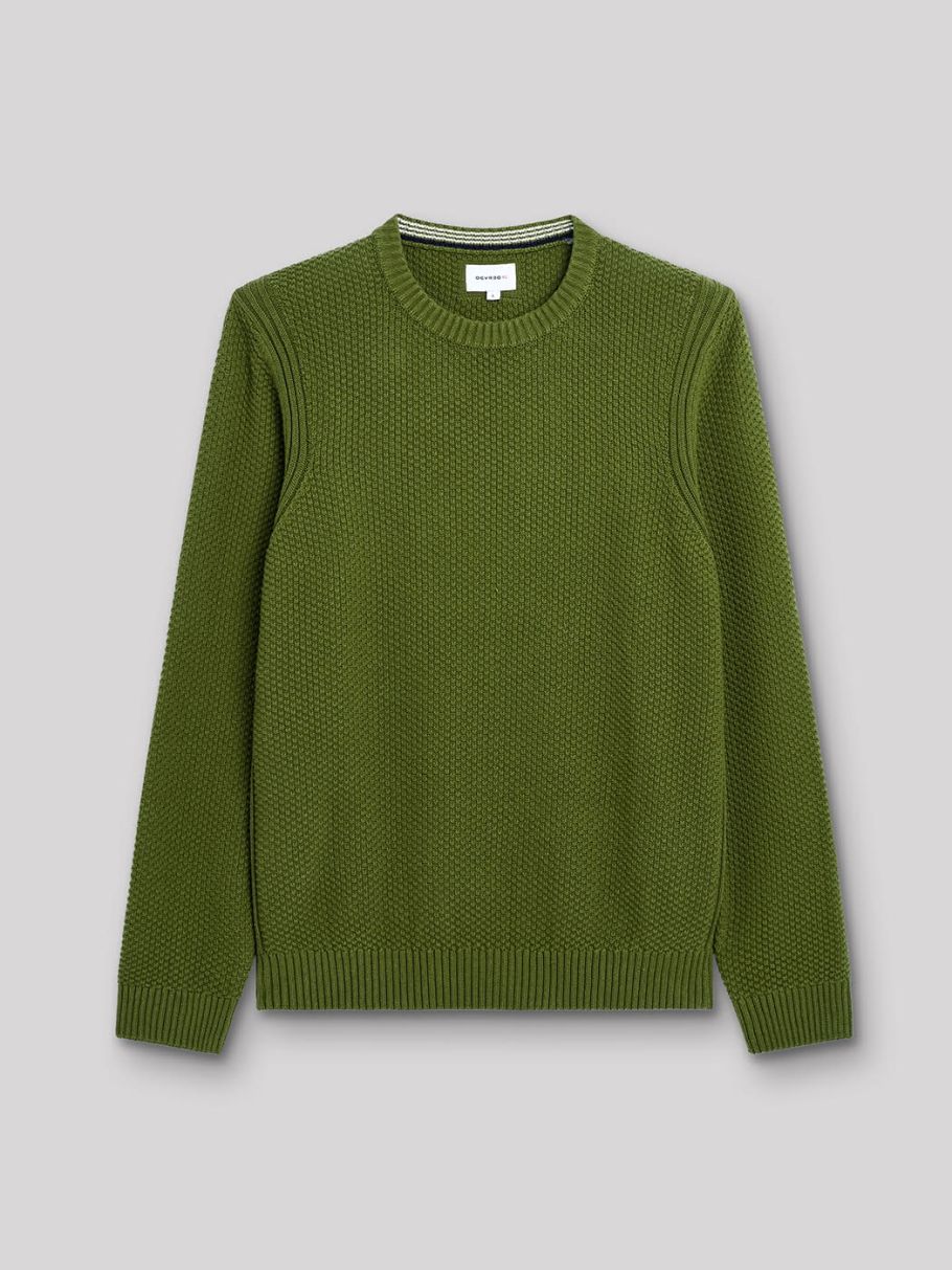 Pull col rond en coton