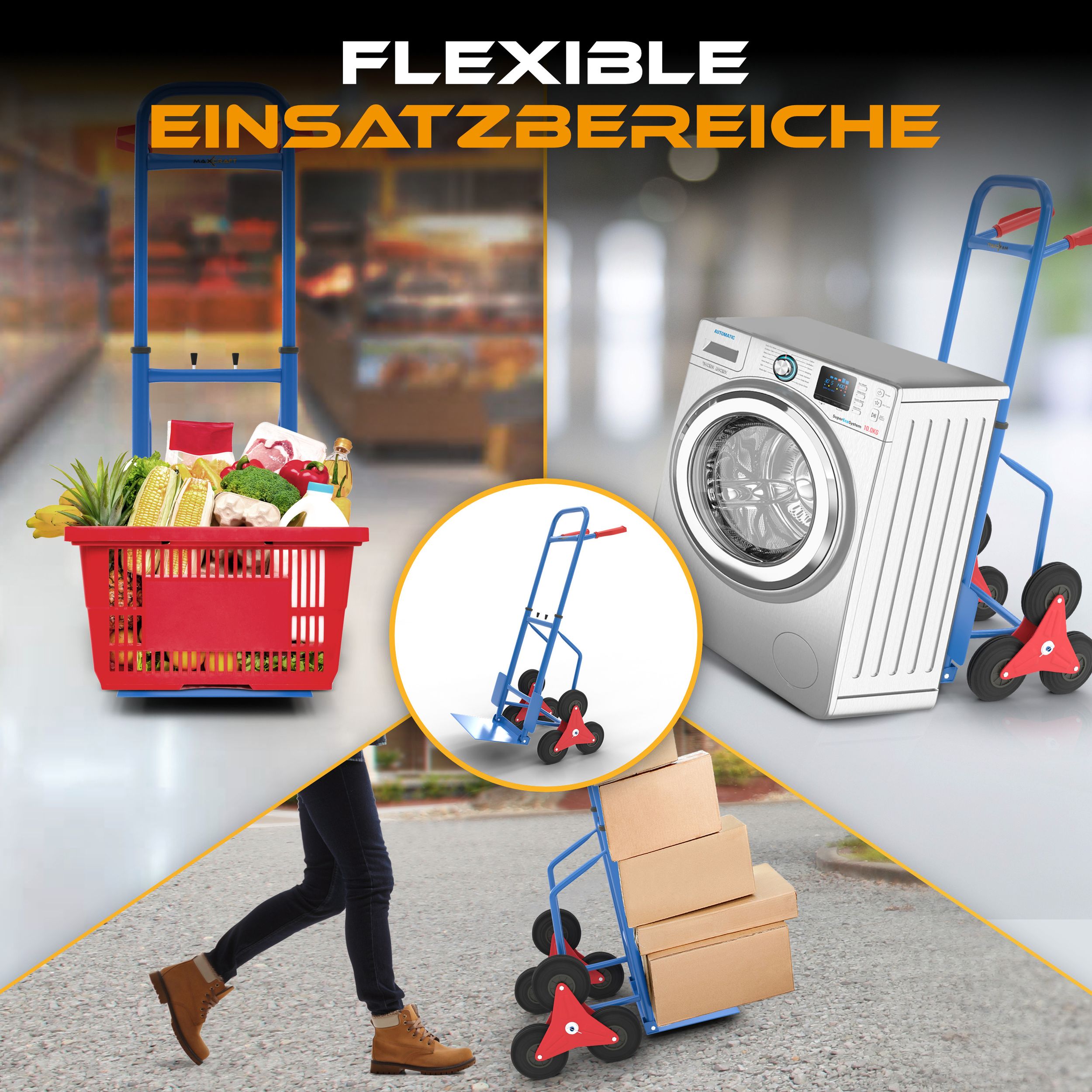 MAXCRAFT Treppenkarre bis 150 kg