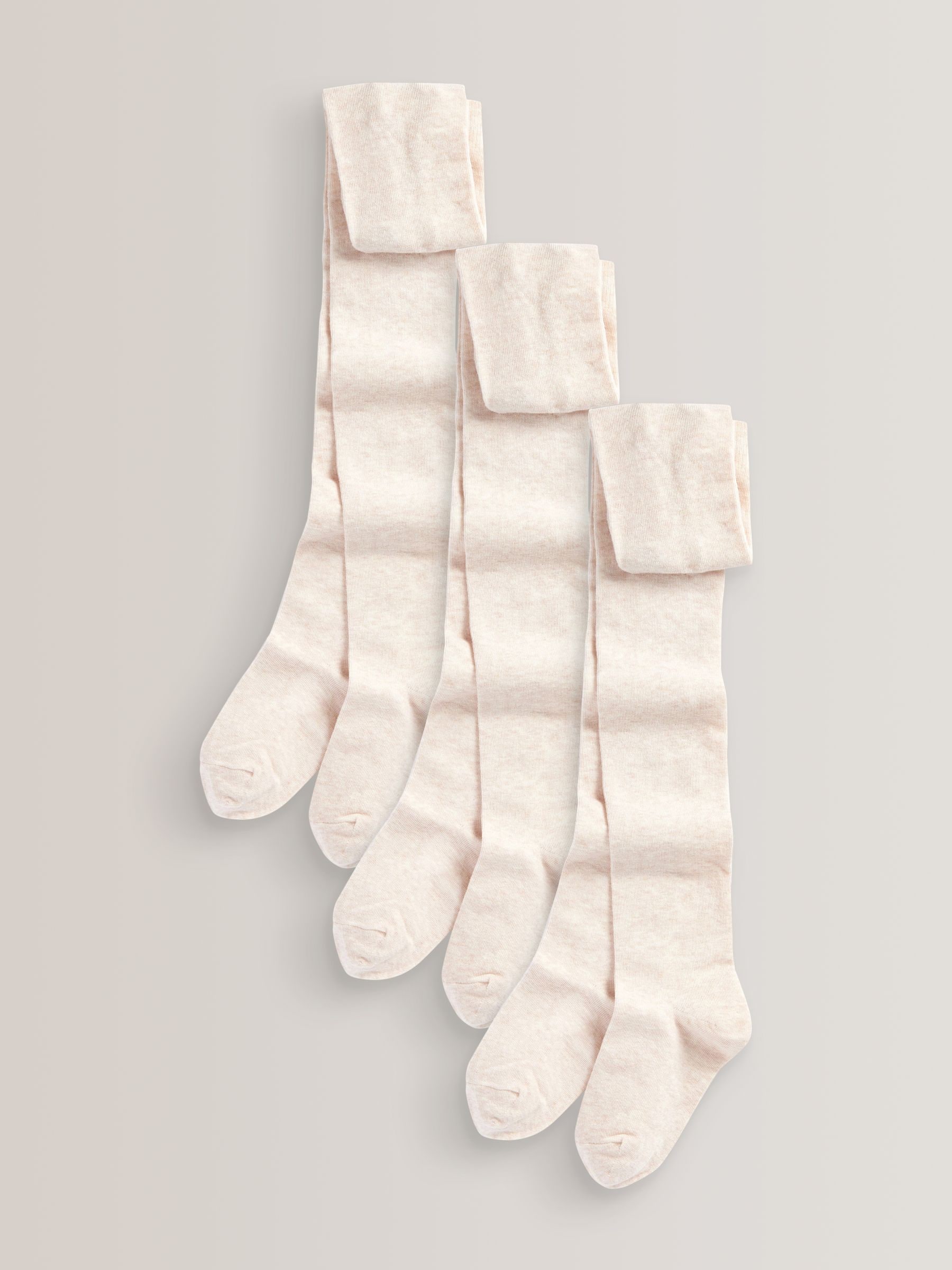 Moutkleurig - Set van 3 katoenrijke schoolmaillots