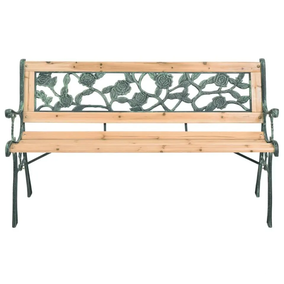 vidaXL - Tuinbank - Bruin - Hout - 122 cm