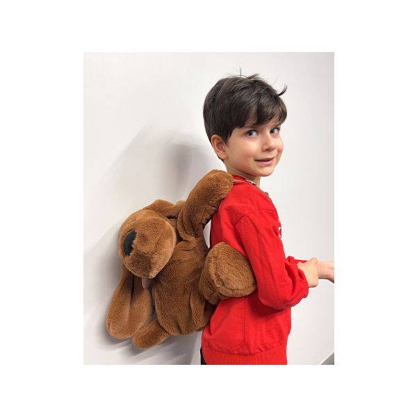 Babyjem Kinderrugzak Pluche Hond Lichtbruin