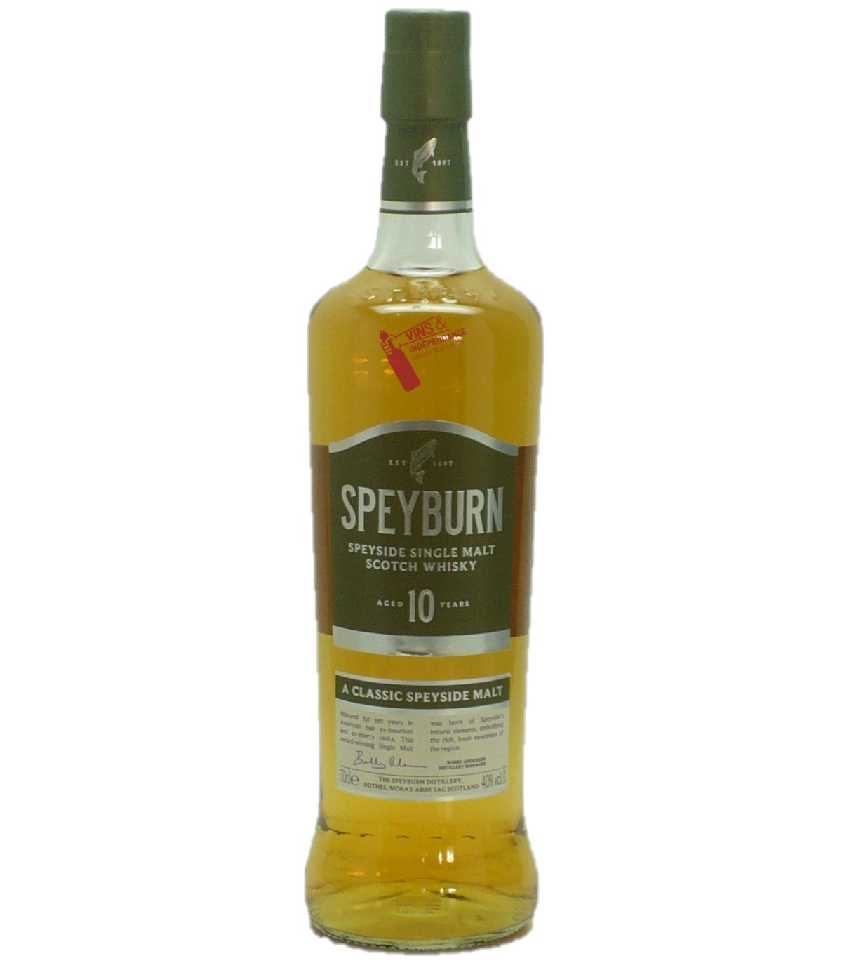 Whisky Speyburn 10ans Highland