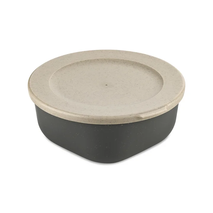 Koziol - Connect Vorratsdose mit Deckel, 700 ml, nature ash grey