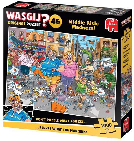 Wasgij - Original 46 - Legpuzzel - Multicolor - Karton - 1000 Stukken