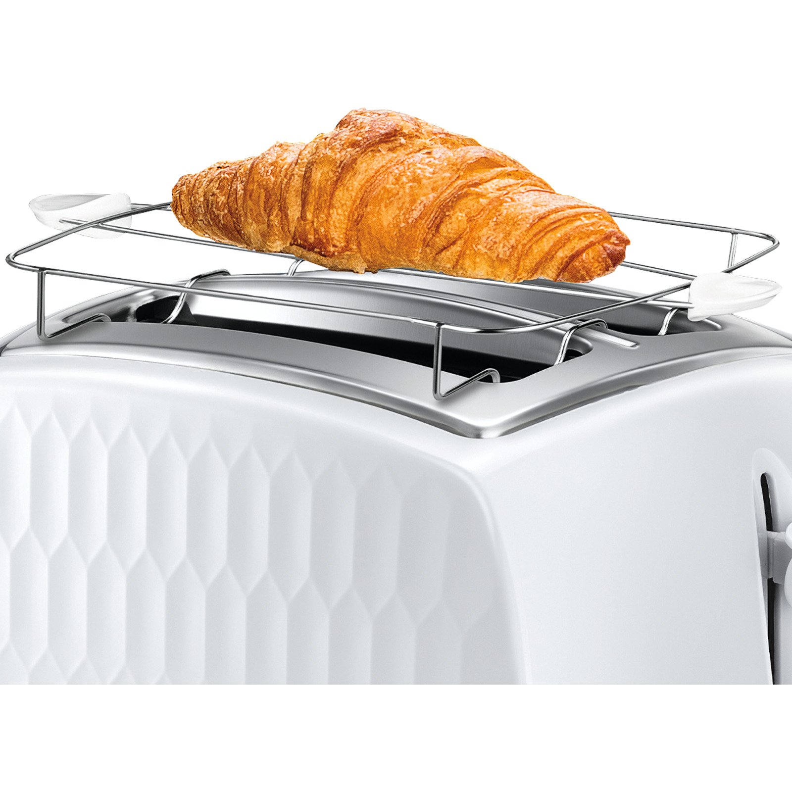 Russell Hobbs Honeycomb 2S Toaster White 26060-56