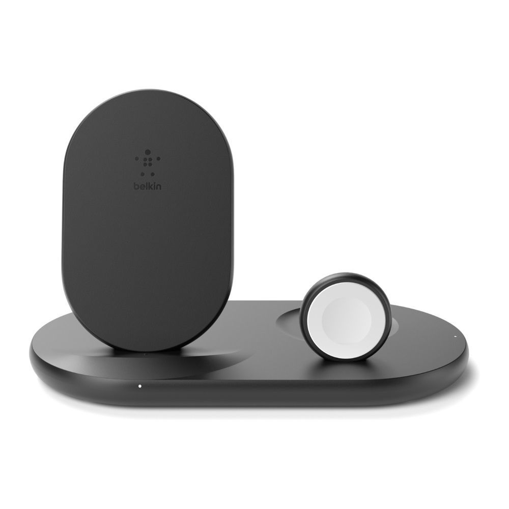 (7.5W) 3in1 MagSafe Qi Wireless Charger Ladegerät für Apple iPhone Mini/Pro/Max / Apple Airpods / Apple Watch (WIZ001vfBK) - Schwarz