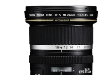 Canon EF-S - Vidvinkel zoom objektiv - 10 mm - 22 mm - f/3.5-4.5 USM - Canon EF/EF-S - for EOS 1000, 40, 450, 50, 500, 7D, Kiss F, Kiss X2, Kiss X3, Rebel T1i, Rebel XS, Rebel XSi
