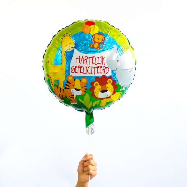 Ballon | Dieren | Hartelijk gefeliciteerd