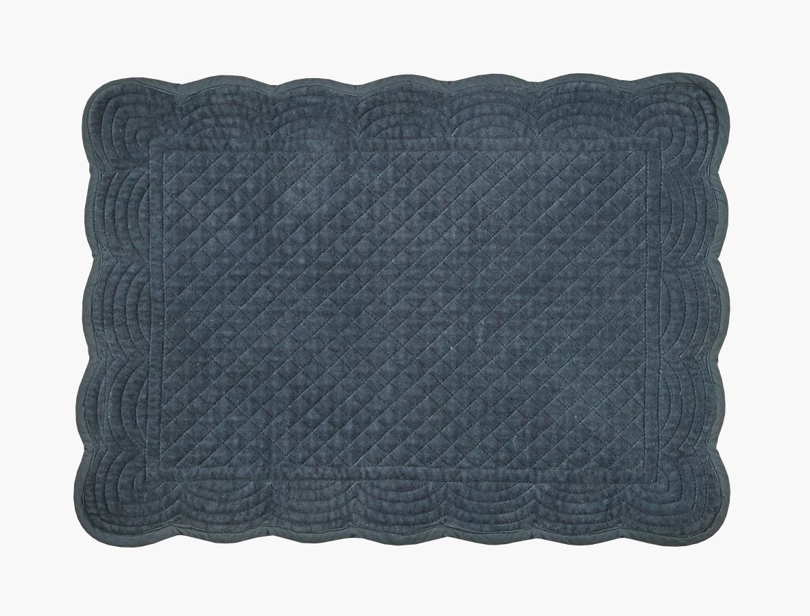 Brikke mørk blå - 33x45 cm