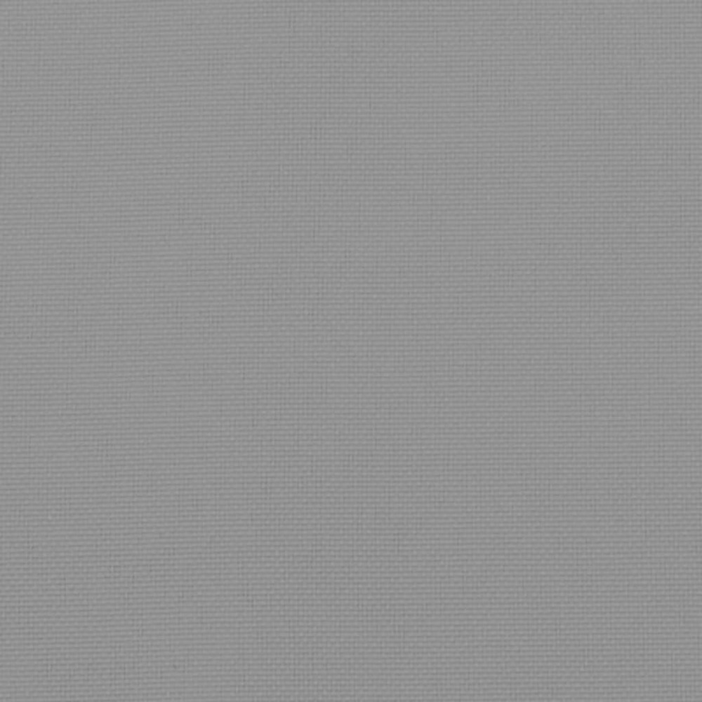 Coussins de banc de jardin 2 pcs gris 200x50x7 cm tissu oxford