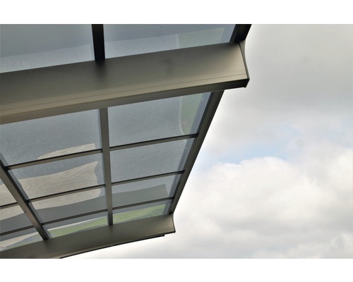 KRB Skiatsu enkele carport met hitte-, UV- en hagelbescherming, 270x500 cm, urban grey