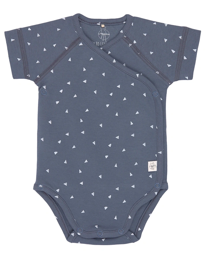 Kurzarm-Body TRIANGLE in blau