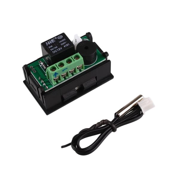 DC 12V 20A Digital termostatskinne Intelligent temperaturregulator