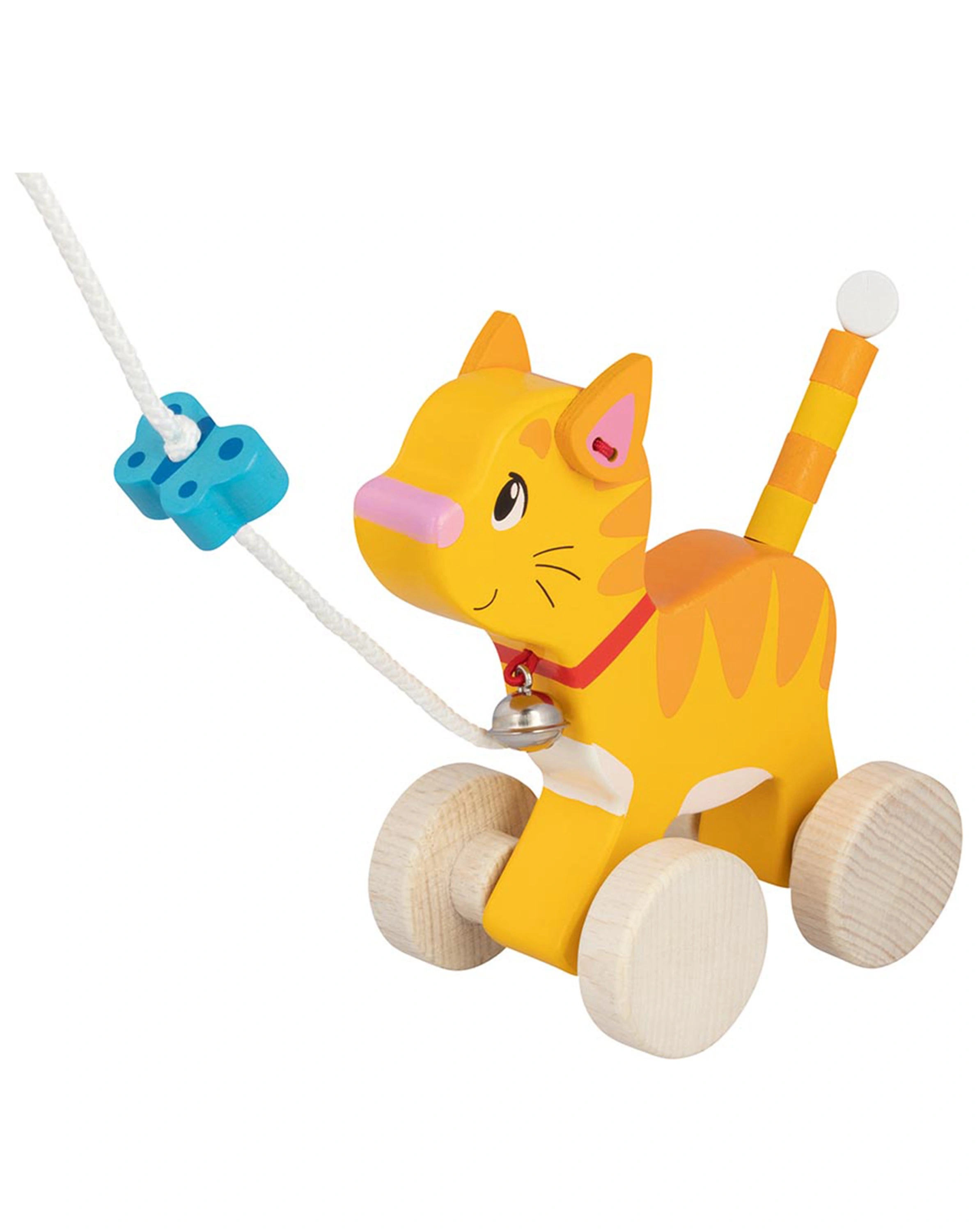 Ziehtier KATZE in gelb