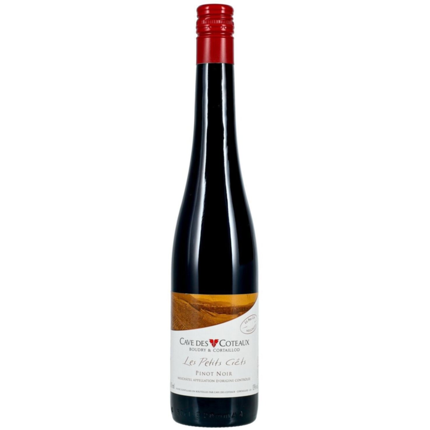 Neuchâtel AOC Pinot Noir Les Petits Crêts Cave des Coteaux -50cl