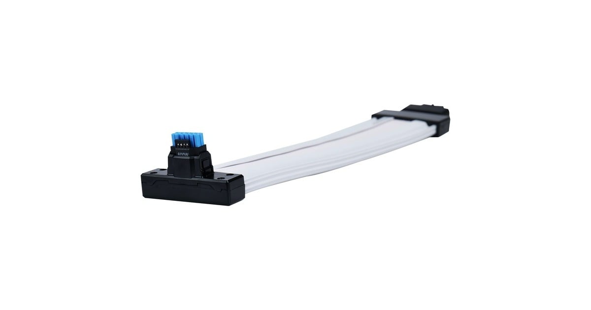 Lian LiStrimer Wireless PW16-121W - 12V-2x6 Wide GPU verlengkabel  (0,34 meter, RGB leds)