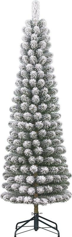 Charlton - Pilar Frosted - Kunstkerstboom - Groen - 185 cm - Ø 53 cm - 280 Tips - Metalen Voet
