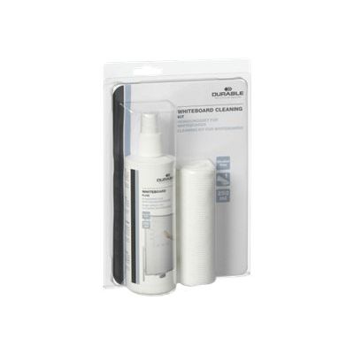 Durable Whiteboard cleaning - kit de nettoyage (vaporisateur 250 ml + 1 chiffon microfibre) pour tableau blanc
