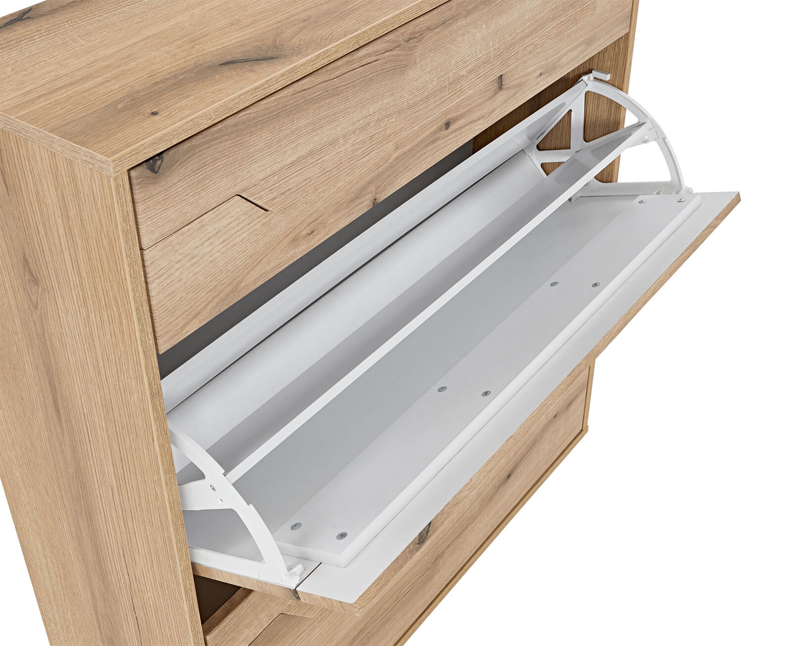 Schuhschrank Perado 94 x 100 x 27 cm Eiche Evoke NB