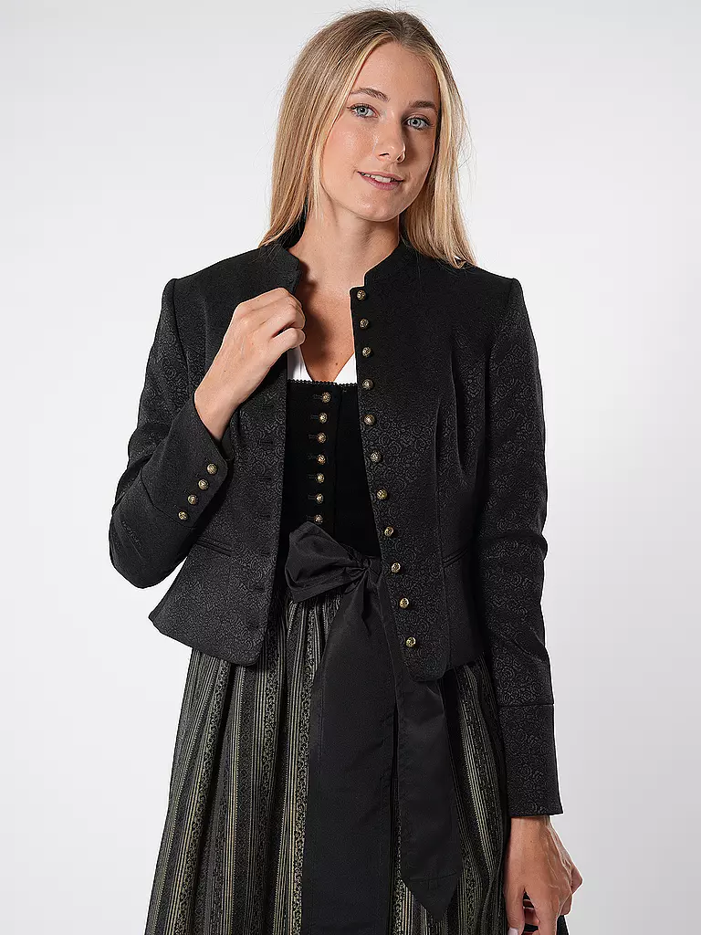 GOTTSEIDANK Trachten Blazer BARBARA schwarz