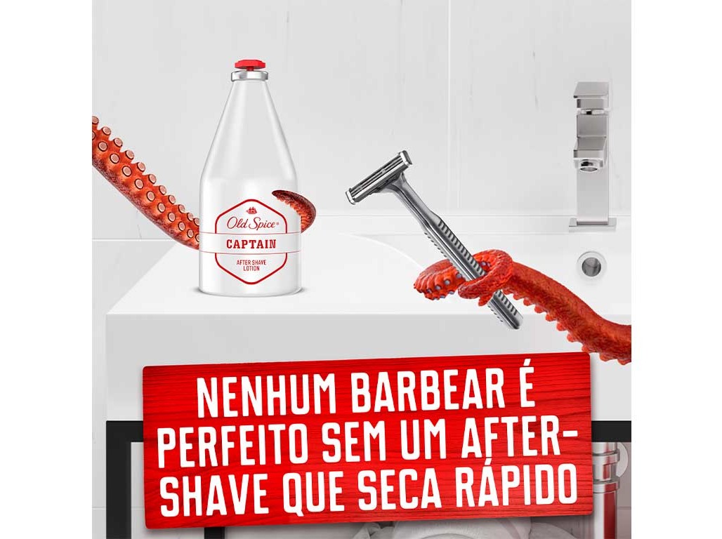AFTER OLD SPICE CAPTAIN SHAVE LOÇÃO 100ML