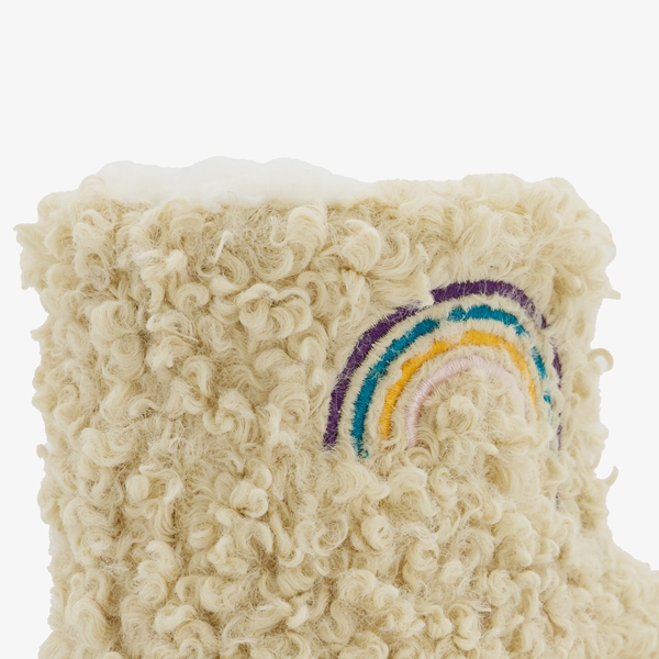 Thu!s kinder pantoffels met regenboog