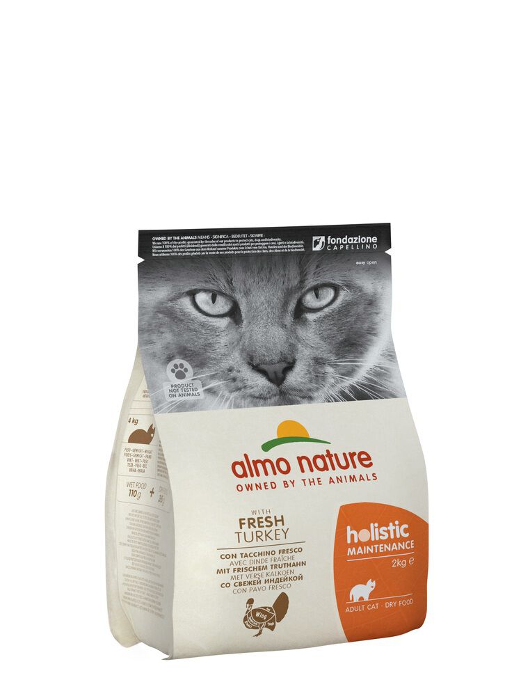 Almo Nature Holistic - Kattenvoer - 2 Kilogram - kalkoen