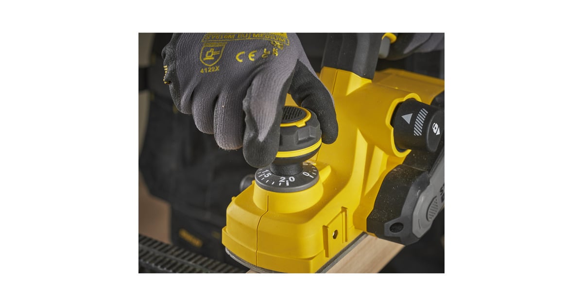 StanleyFATMAX V20 18V Brushless elektrische schaafmachine  (Zwart/geel, Accu en oplader niet inbegrepen)