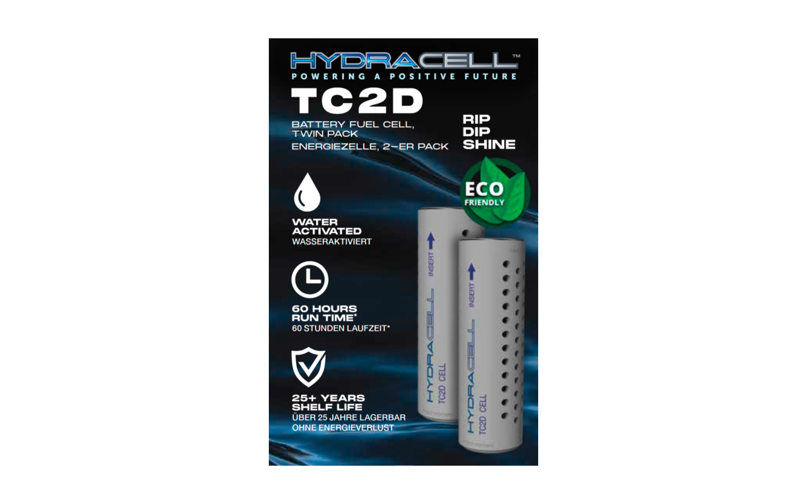 HydraCell TC2D Energiezelle zu AquaPro + Shark