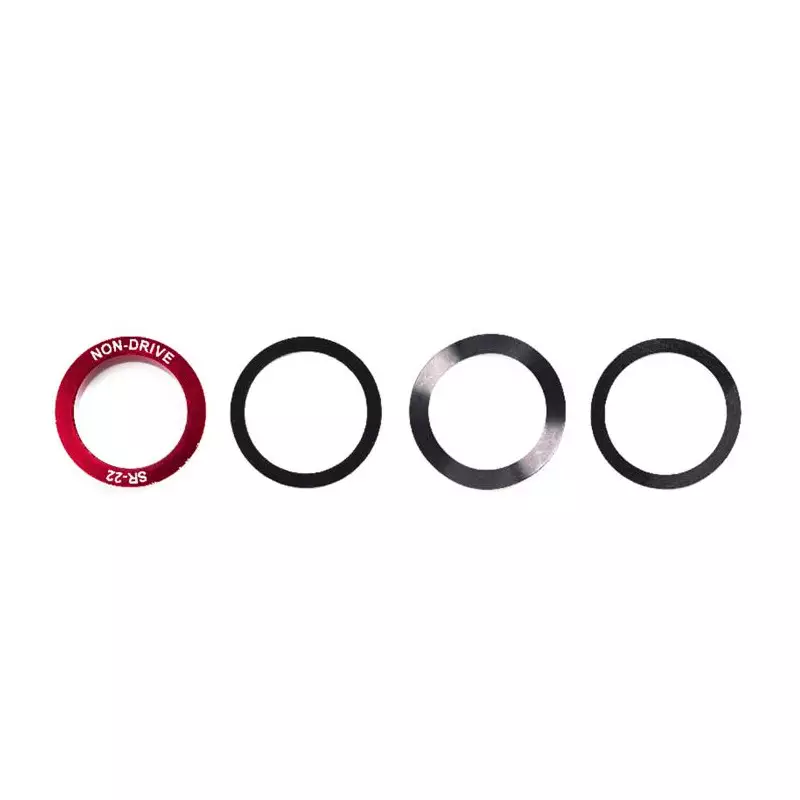 ELVEDES Kit Spacer pour SHIMANO 24mm-sup GXP 22mm