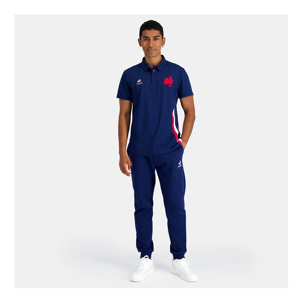 Le Coq Sportif FFR PRESENTATION - Polo Homme bleu fr intense