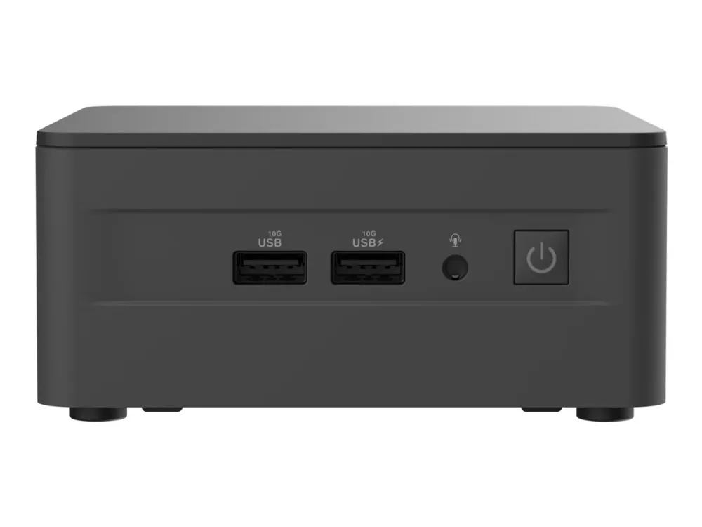 ASUS NUC 13 PRO RNUC13ANHI700002I - Barebone - mini PC 1 x Core i7 1360P / op til 5 GHz - RAM 0 GB - Intel Iris Xe Graphics - Bluetooth 5.2, IEEE 802.11ax (Wi-Fi 6E), Gigabit Ethernet, 2.5 Gigabit Ethernet - sort