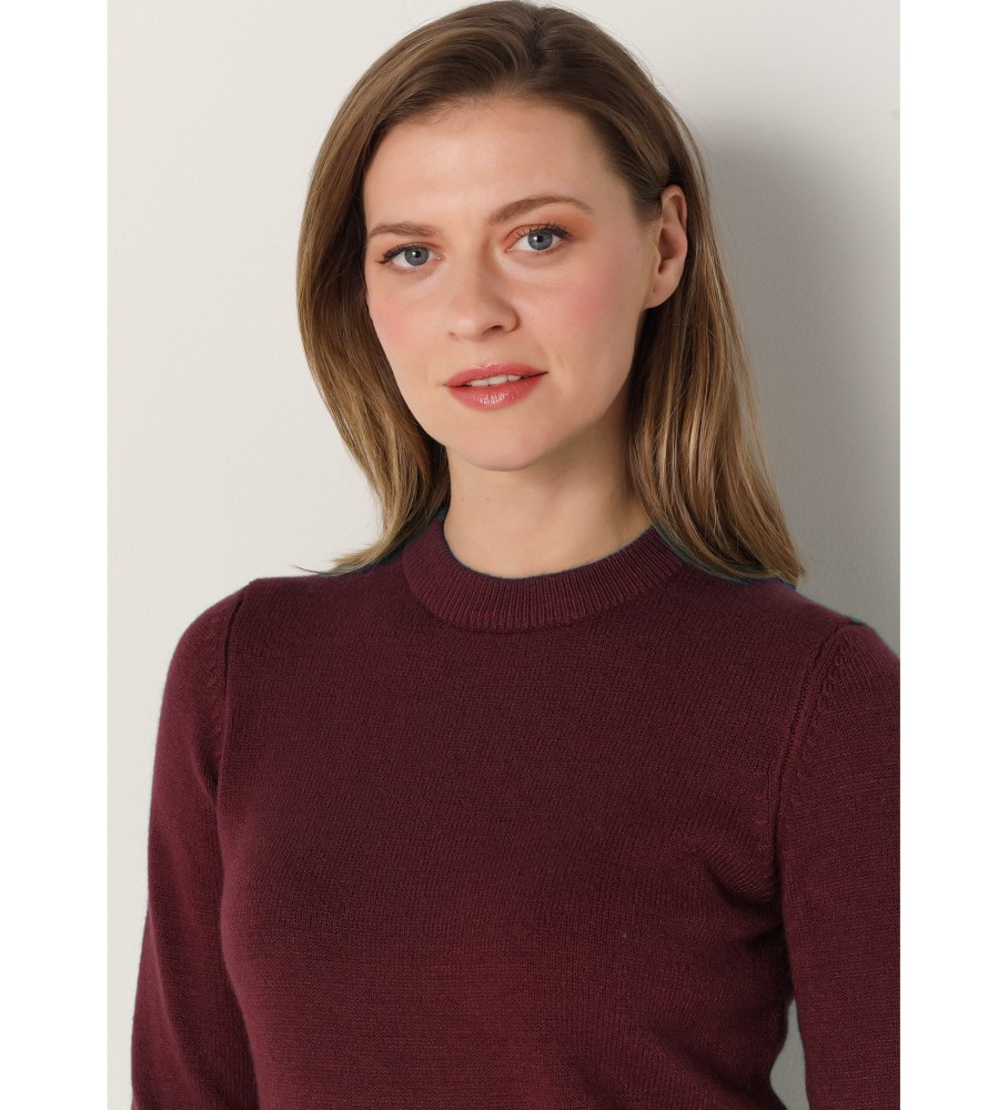 Camisa básica Lois cor vinho
