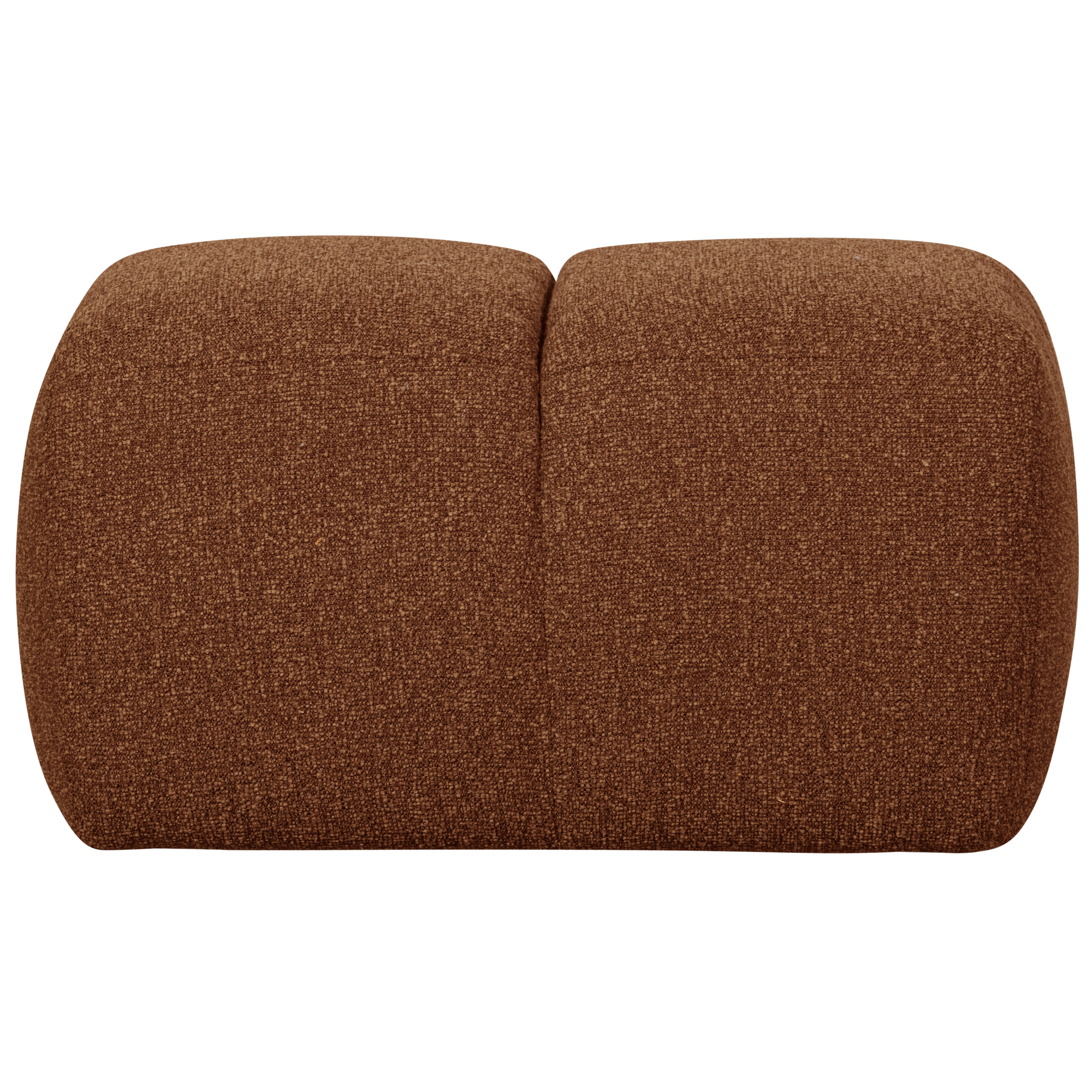 Poef Mojo Mojo Poef 45X84X64 cm - Bouclé - Roestbruin Melange