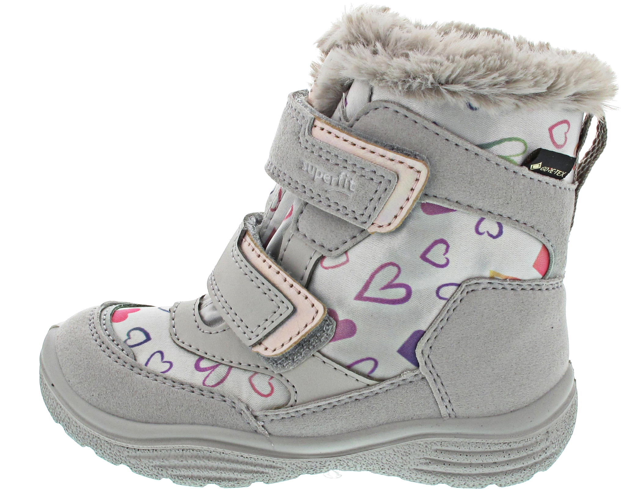 Superfit Crystal Klettstiefel GTX grau