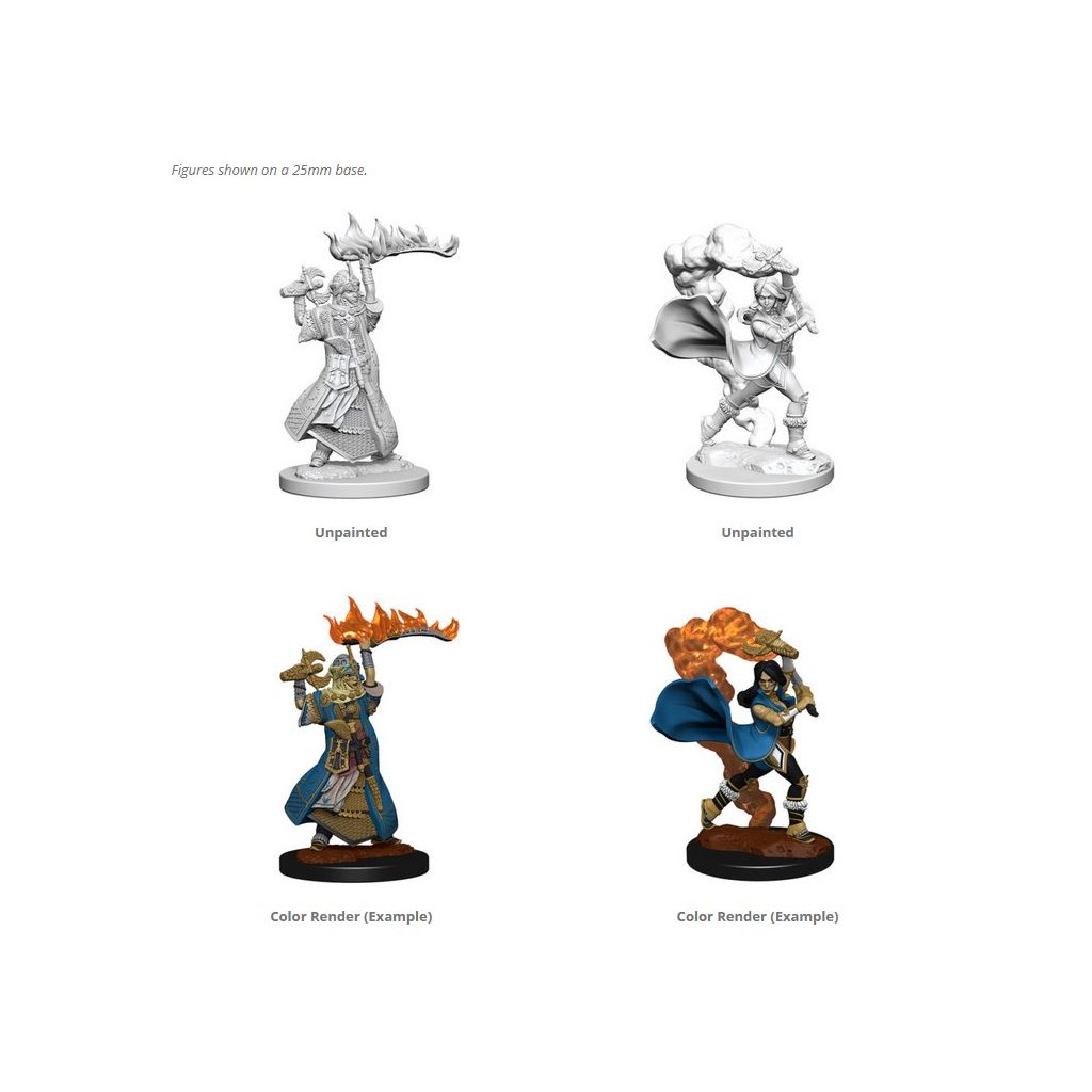 Pathfinder Deepcuts Unpainted Miniatures: Human Female Cleric
