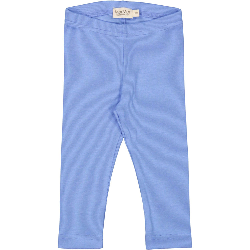 Køb MarMar Modal Fine Rib Cornflower Leg Leggings
