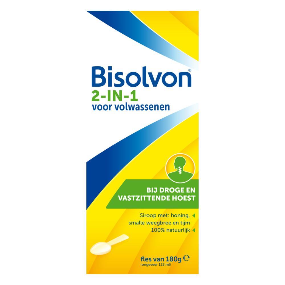 Bisolvon Hoestsiroop 2-in-1 Volwassenen133 ml