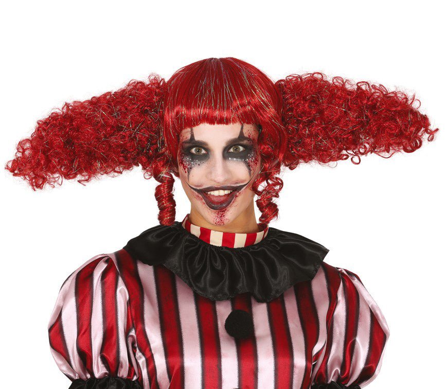 Halloween Pruik Chignons Rood