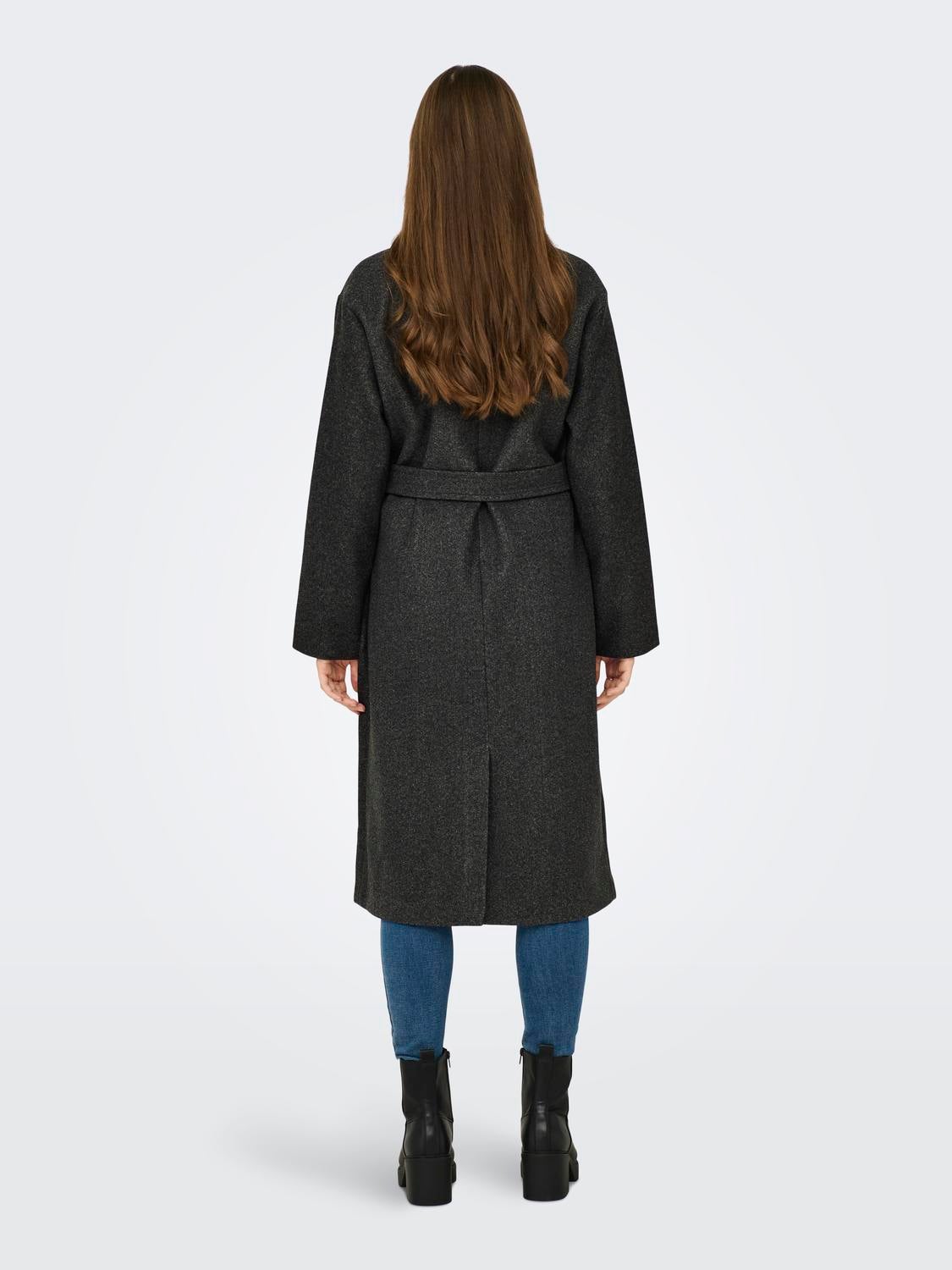 JDYVIOLA Mantel Dark Grey